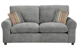 HOME Taylor Large Fabric Sofa - Charcoal